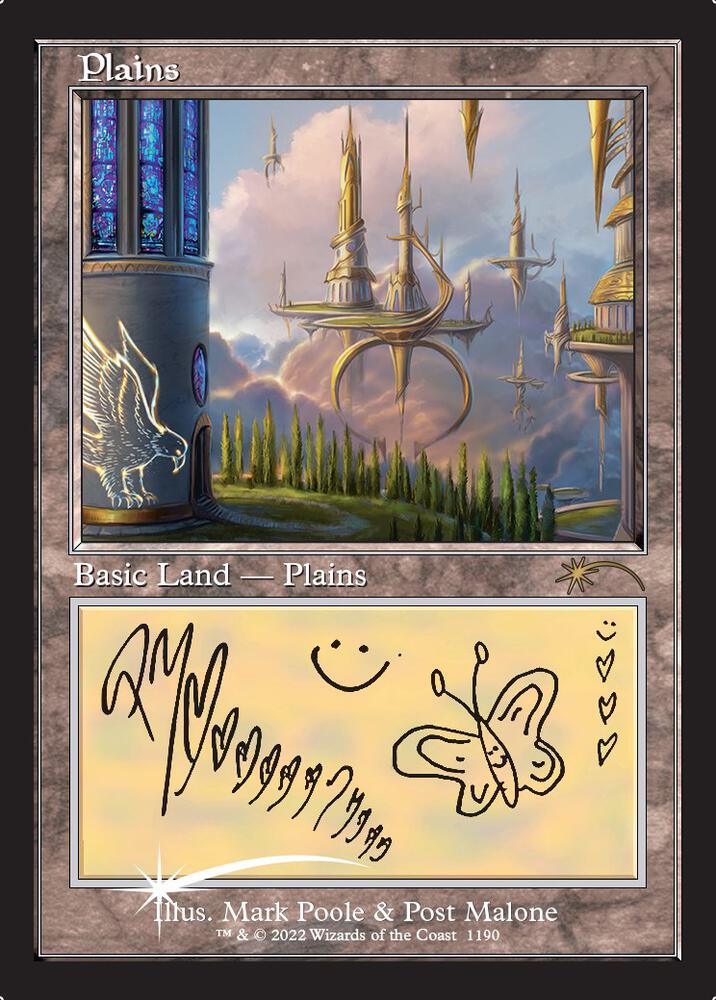 Plains Post Malone 1190 (Secret Lair Drop Series)  - Foil | Good Games Adelaide SA