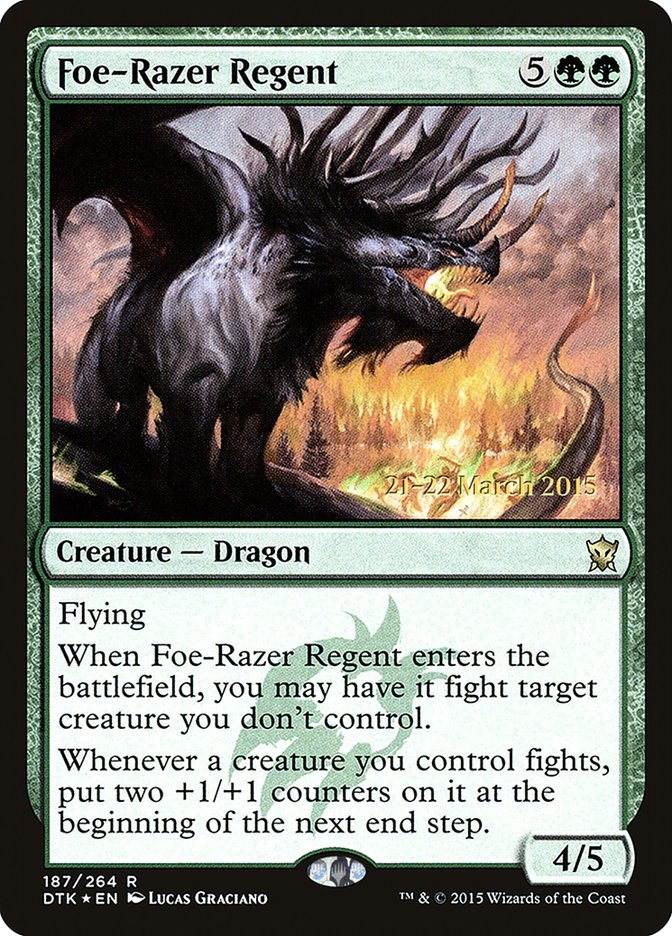 Foe-Razer Regent [Dragons of Tarkir Promos] | Good Games Adelaide SA