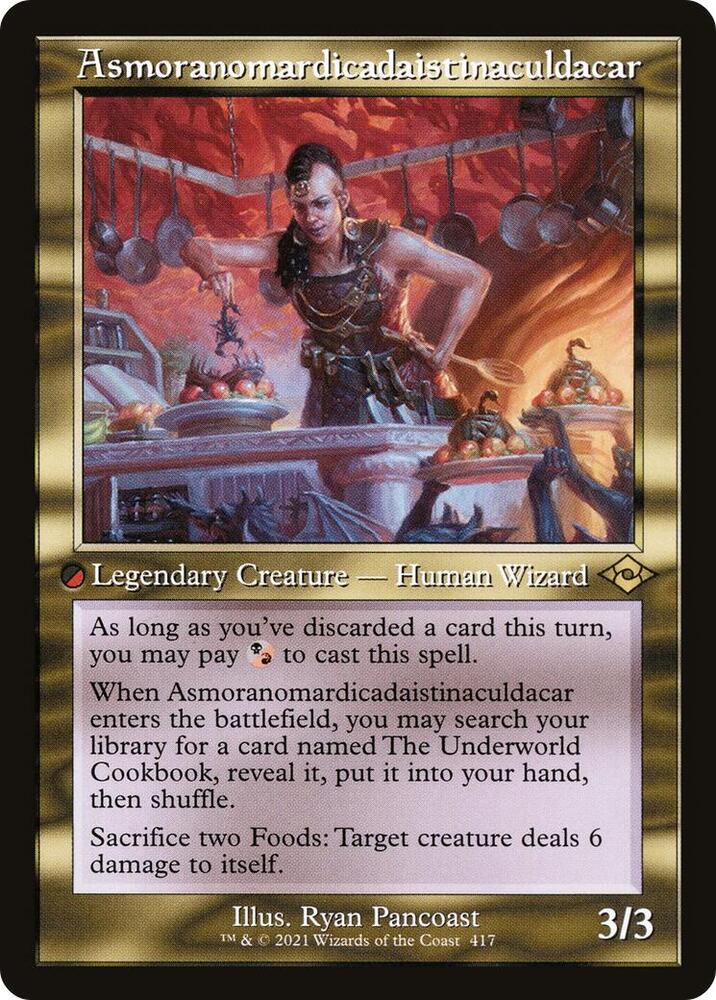Asmoranomardicadaistinaculdacar Retro Frame 417 (Modern Horizons 2)  - Foil | Good Games Adelaide SA