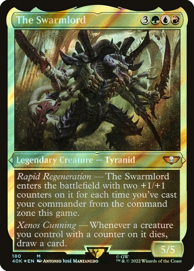 The Swarmlord (Display Commander) (Surge Foil) [Universes Beyond: Warhammer 40,000] | Good Games Adelaide SA