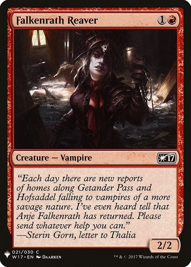 Falkenrath Reaver 21 (The List Reprints)  | Good Games Adelaide SA