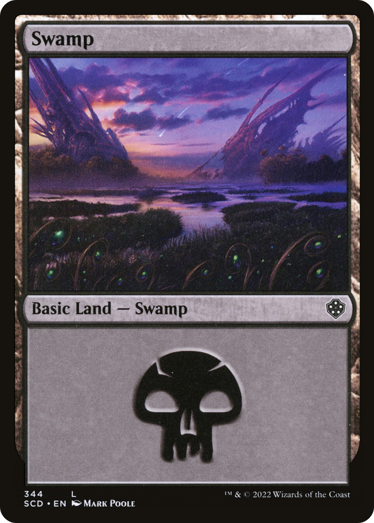 Swamp (344) [Starter Commander Decks] | Good Games Adelaide SA