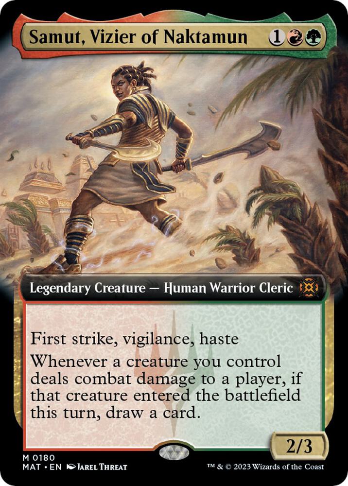 Samut, Vizier of Naktamun 180 (March of the Machine: The Aftermath)  - Extended Art | Good Games Adelaide SA