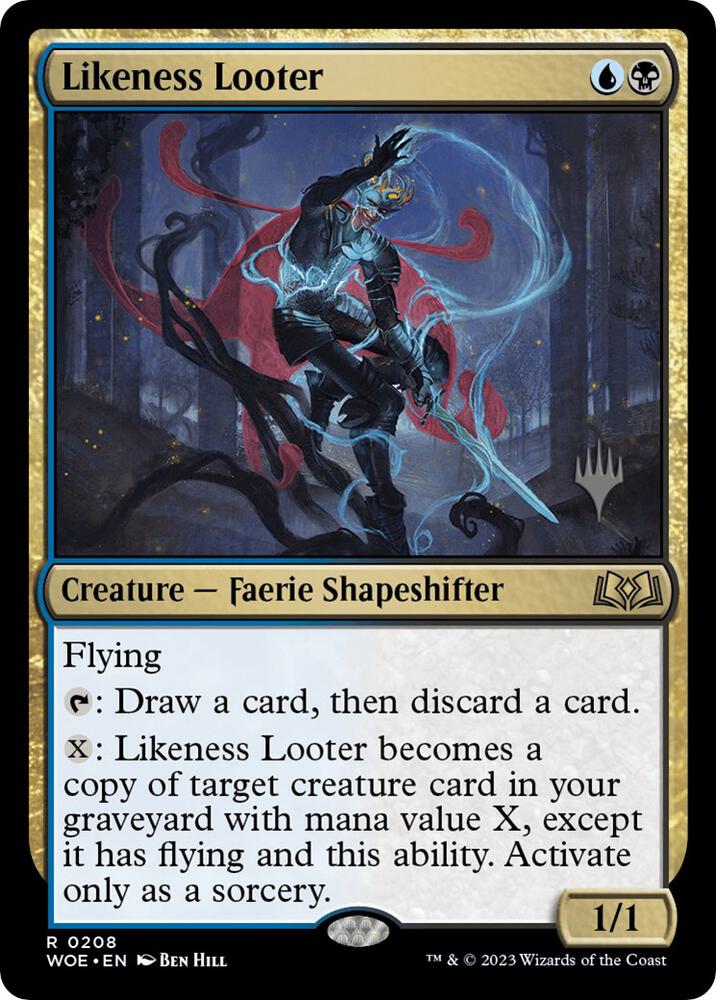 Likeness Looter 208 (Promo Pack: Wilds of Eldraine)  - Foil | Good Games Adelaide SA