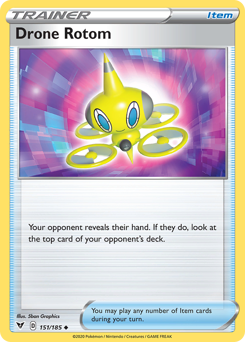Drone Rotom (151/185) [Sword & Shield: Vivid Voltage] | Good Games Adelaide SA
