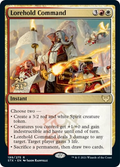 Lorehold Command [Strixhaven: School of Mages Prerelease Promos] | Good Games Adelaide SA