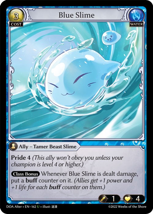 Blue Slime (162) [Dawn of Ashes: Alter Edition] | Good Games Adelaide SA