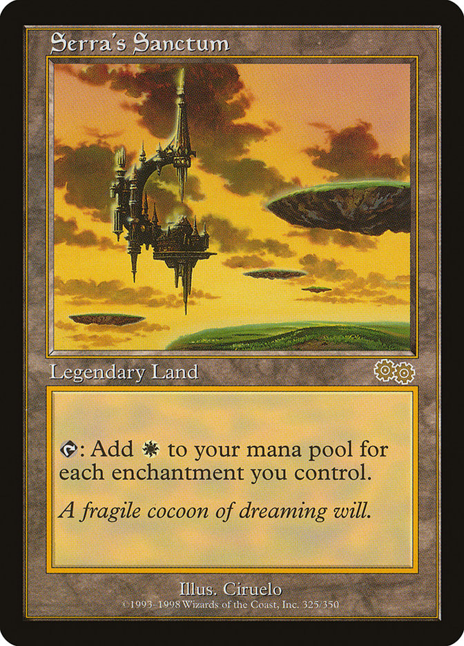 Serra's Sanctum 325 (Urza's Saga)  | Good Games Adelaide SA