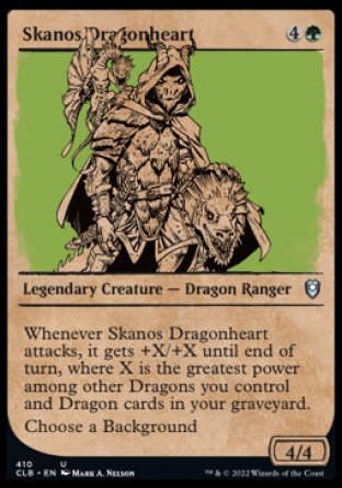 Skanos Dragonheart (Showcase) [Commander Legends: Battle for Baldur's Gate] | Good Games Adelaide SA