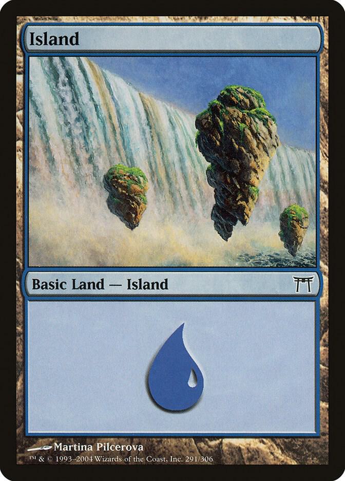 Island 291 (Champions of Kamigawa)  - Foil | Good Games Adelaide SA