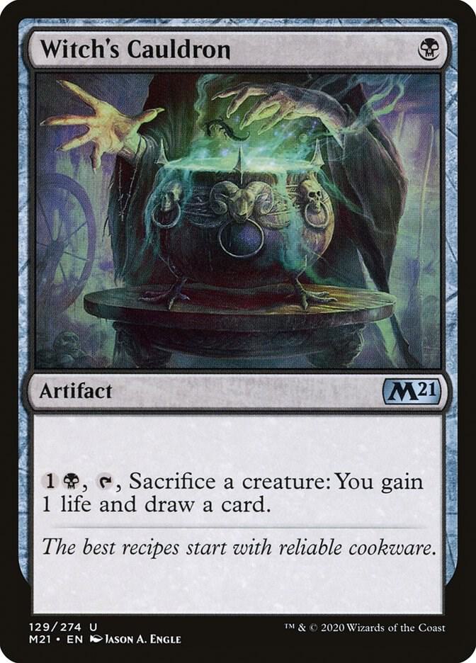 Witch's Cauldron 129 (Core Set 2021)  - Foil | Good Games Adelaide SA