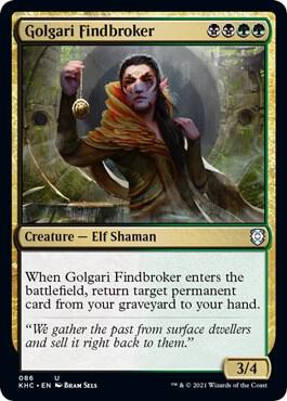 Golgari Findbroker 86 (Commander: Kaldheim)  | Good Games Adelaide SA