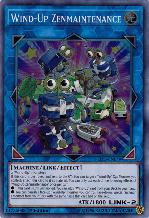 Wind-Up Zenmaintenance [FLOD-EN049] Super Rare | Good Games Adelaide SA