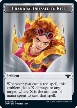 Emblem Chandra Dressed to Kill 20 (Innistrad: Crimson Vow)  | Good Games Adelaide SA