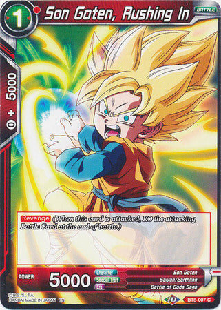 Son Goten, Rushing In [BT8-007] | Good Games Adelaide SA