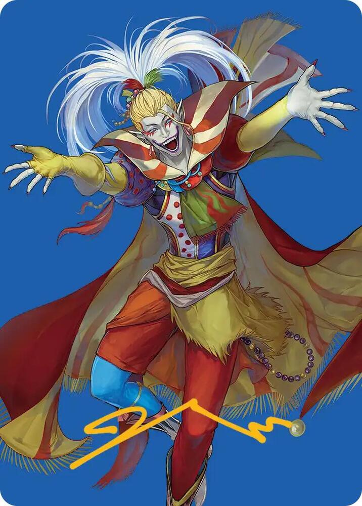 Kefka Court Mage Art Card Gold Stamped Signature 46 (Art Series: FINAL FANTASY)  | Good Games Adelaide SA
