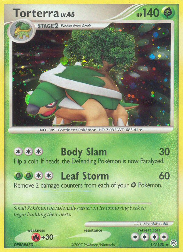 Torterra (17/130) [Diamond & Pearl: Base Set] | Good Games Adelaide SA
