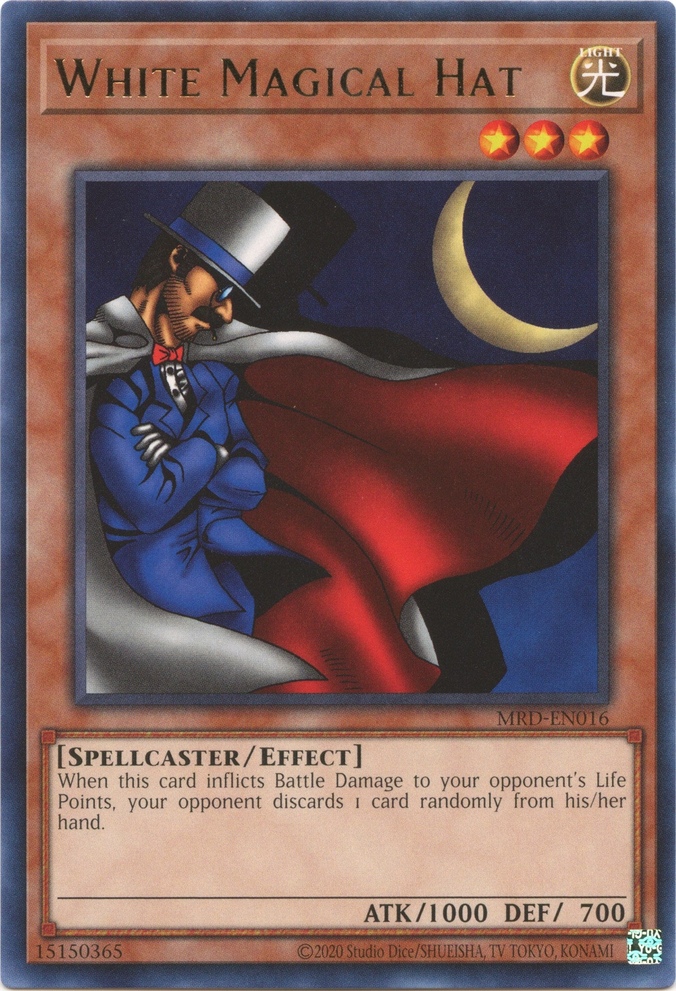 White Magical Hat (25th Anniversary) [MRD-EN016] Rare | Good Games Adelaide SA