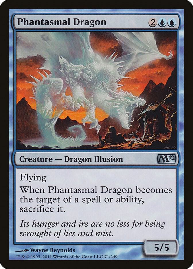 Phantasmal Dragon 71 (Magic 2012 (M12))  - Foil | Good Games Adelaide SA