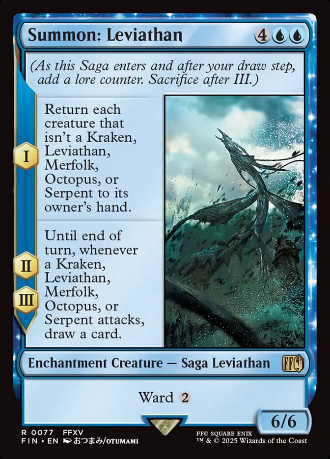 Summon: Leviathan 77 (FINAL FANTASY)  - Foil | Good Games Adelaide SA