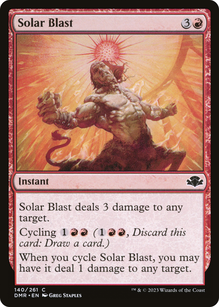 Solar Blast [Dominaria Remastered] | Good Games Adelaide SA