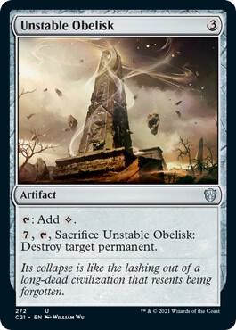 Unstable Obelisk 272 (Commander 2021)  | Good Games Adelaide SA