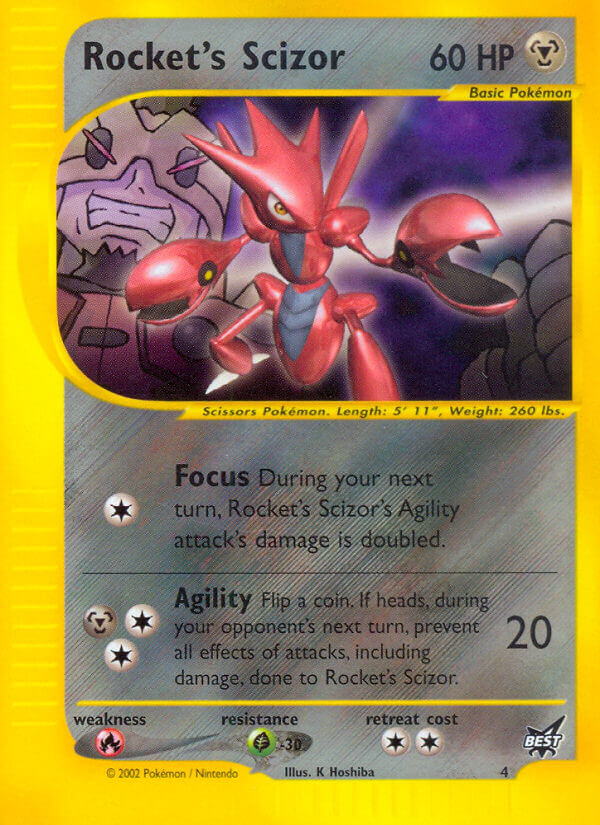 Rocket's Scizor (4) [Best of Promos] | Good Games Adelaide SA
