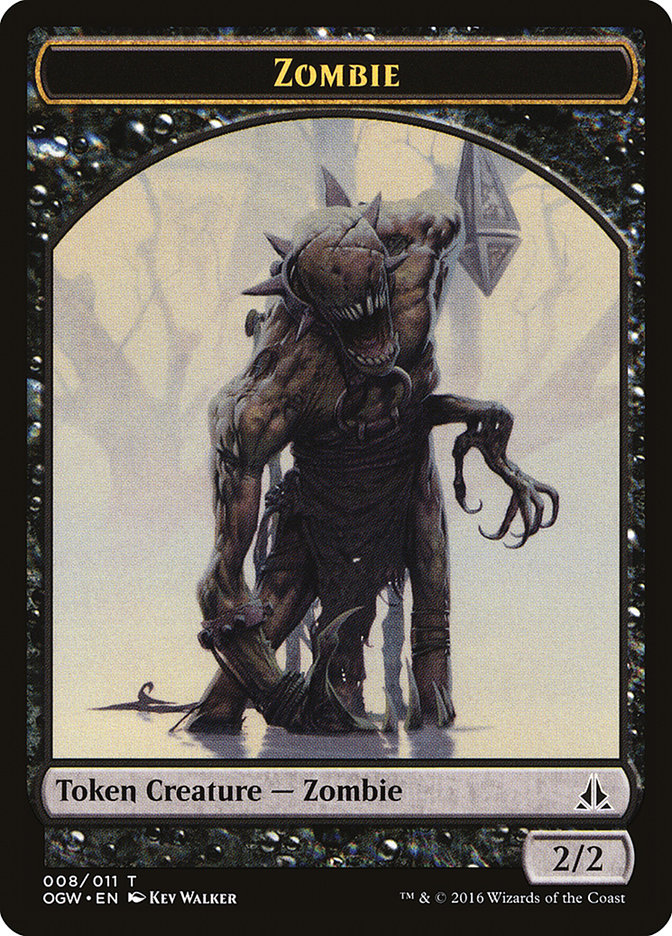 Zombie Token [Oath of the Gatewatch Tokens] | Good Games Adelaide SA