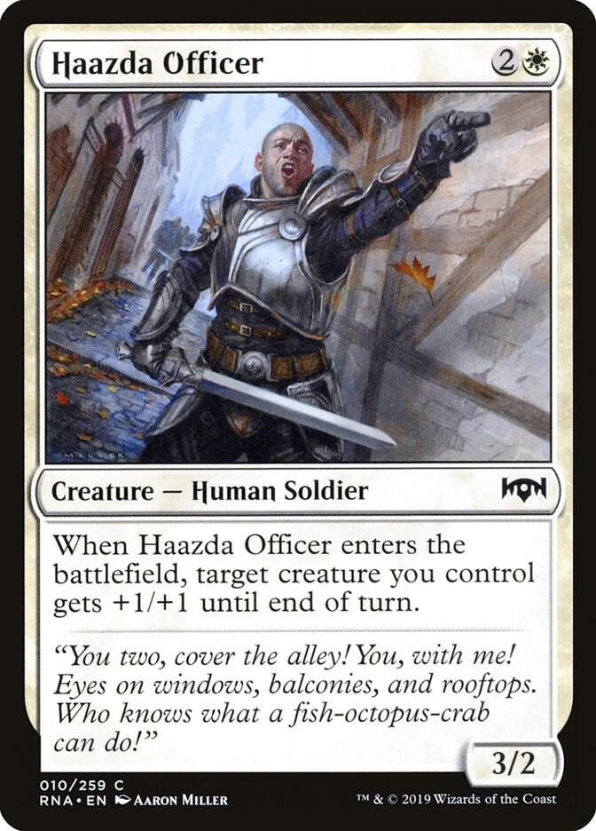 Haazda Officer 10 (Ravnica Allegiance)  - Foil | Good Games Adelaide SA
