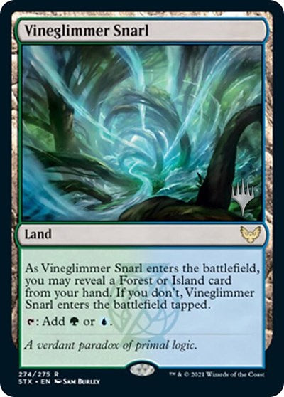Vineglimmer Snarl (Promo Pack) [Strixhaven: School of Mages Promos] | Good Games Adelaide SA