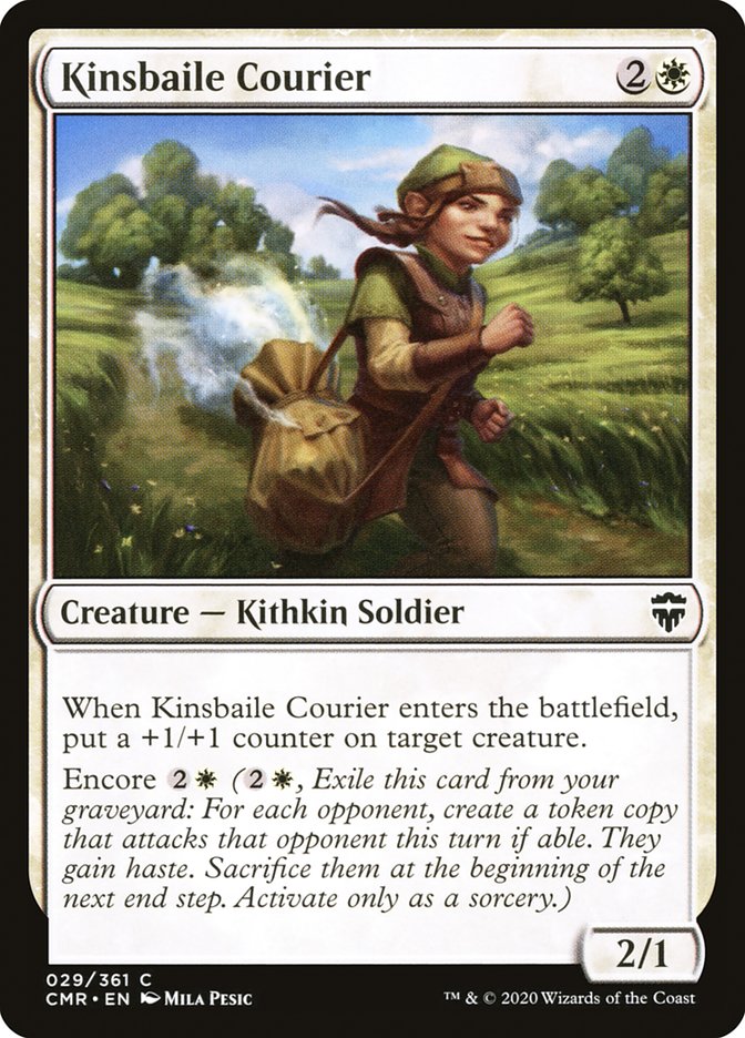 Kinsbaile Courier [Commander Legends] | Good Games Adelaide SA