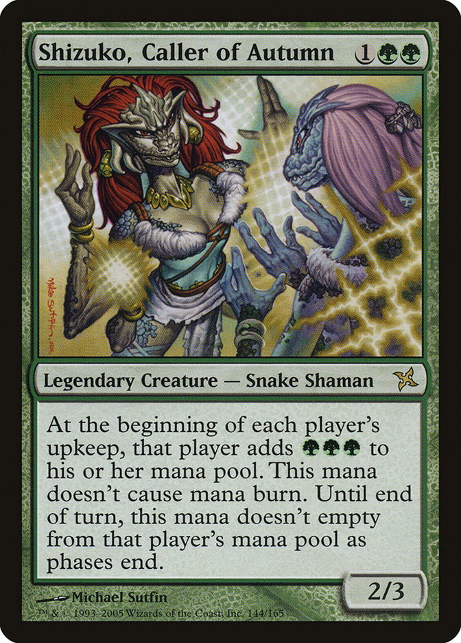 Shizuko, Caller of Autumn 144 (Betrayers of Kamigawa)  - Foil | Good Games Adelaide SA