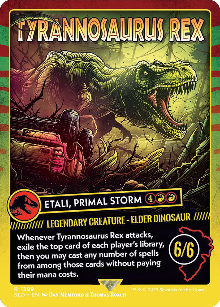 Tyrannosaurus Rex Etali Primal Storm 1389 (Secret Lair Drop Series)  | Good Games Adelaide SA