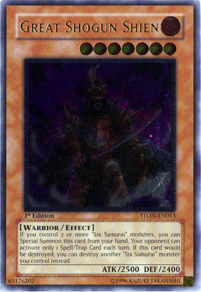 Great Shogun Shien [STON-EN013] Ultimate Rare | Good Games Adelaide SA