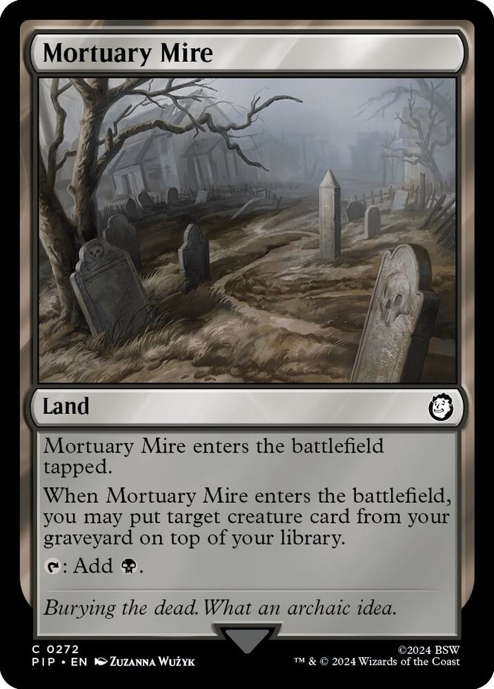 Mortuary Mire 272 (Universes Beyond: Fallout)  - Foil | Good Games Adelaide SA