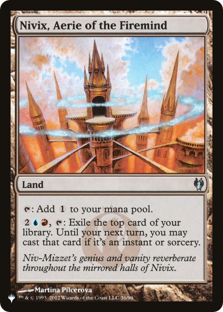 Nivix Aerie of the Firemind 36/90 (The List Reprints)  | Good Games Adelaide SA