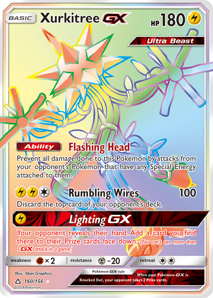 Xurkitree GX (160/156) [Sun & Moon: Ultra Prism] | Good Games Adelaide SA
