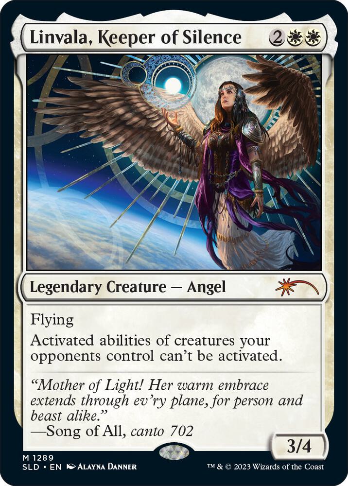 Linvala Keeper of Silence 1289 (Secret Lair Drop Series)  - Foil | Good Games Adelaide SA