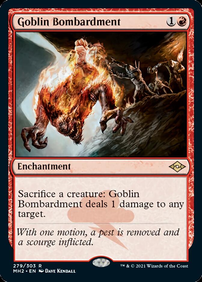 Goblin Bombardment (Etched Foil) [Modern Horizons 2] | Good Games Adelaide SA
