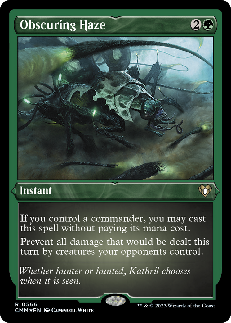Obscuring Haze (Foil Etched) [Commander Masters] | Good Games Adelaide SA