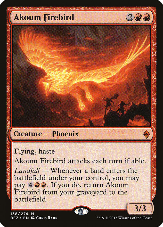 Akoum Firebird 138 (Battle for Zendikar)  | Good Games Adelaide SA
