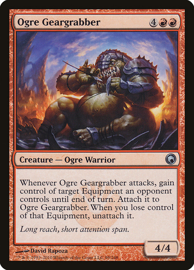 Ogre Geargrabber 99 (Scars of Mirrodin)  - Foil | Good Games Adelaide SA