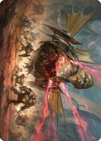 Liberator Urzas Battlethopter Art Card 44 (Art Series: The Brothers' War)  | Good Games Adelaide SA
