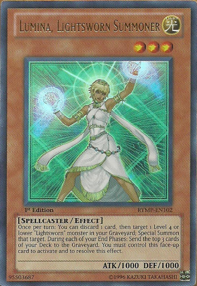 Lumina, Lightsworn Summoner [RYMP-EN102] Ultra Rare | Good Games Adelaide SA