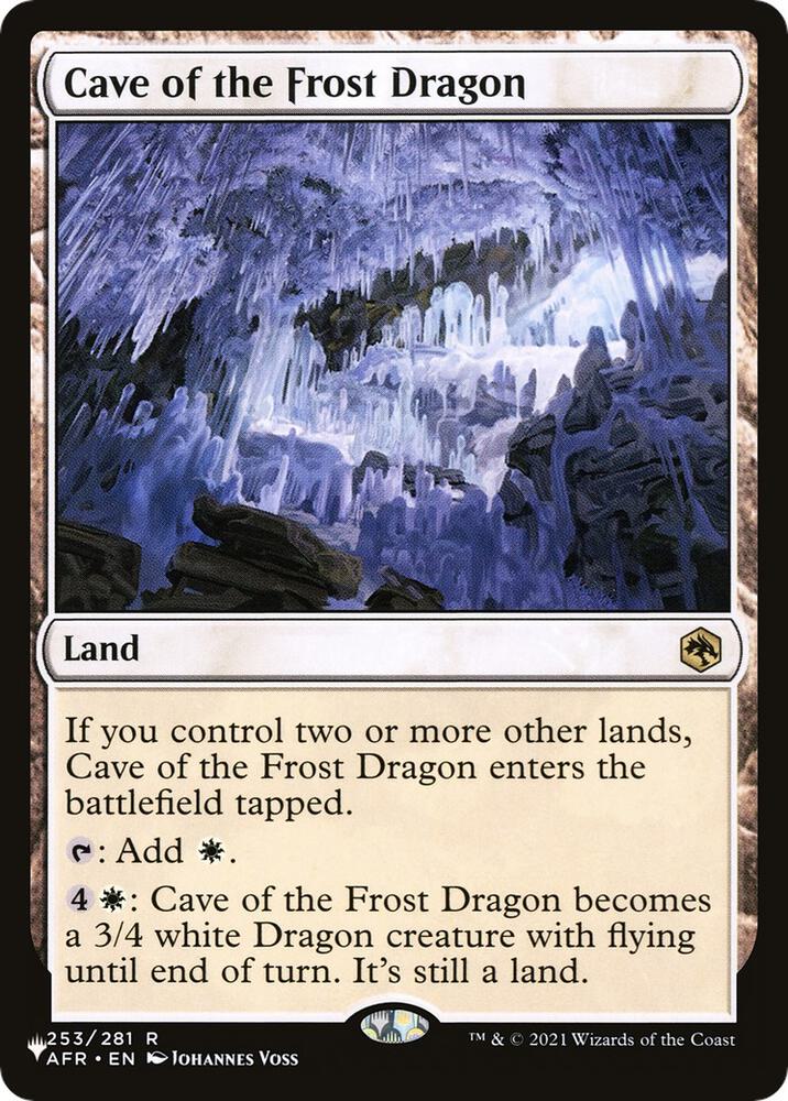Cave of the Frost Dragon 253/281 (The List Reprints)  | Good Games Adelaide SA