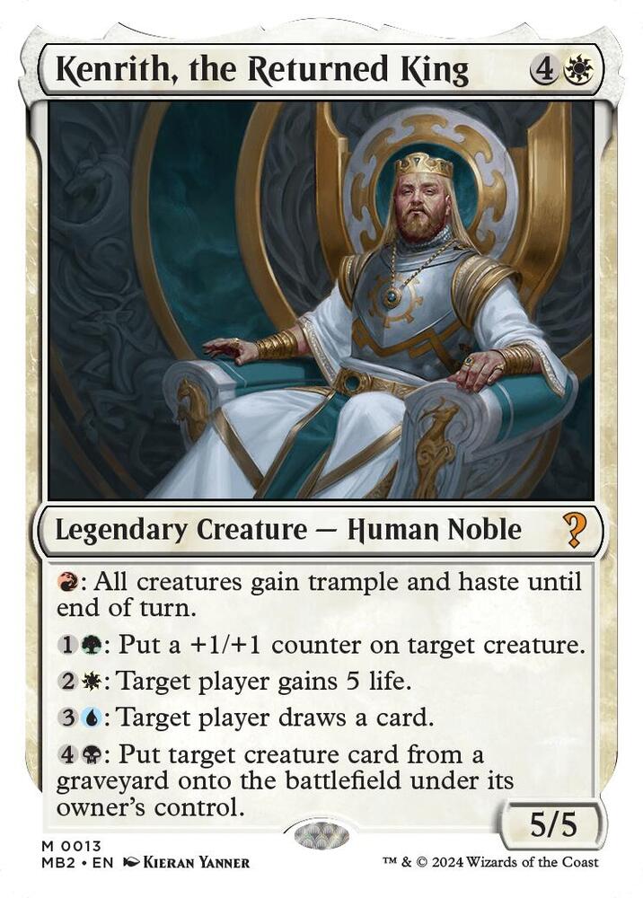 Kenrith, the Returned King 13 (Mystery Booster 2)  | Good Games Adelaide SA