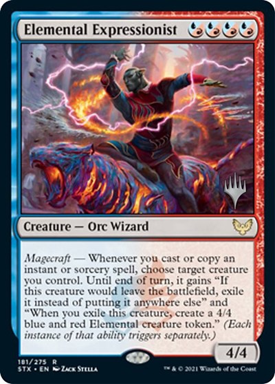Elemental Expressionist (Promo Pack) [Strixhaven: School of Mages Promos] | Good Games Adelaide SA