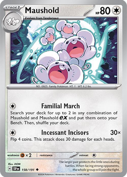 Maushold 158/191 (SV08: Surging Sparks)  | Good Games Adelaide SA