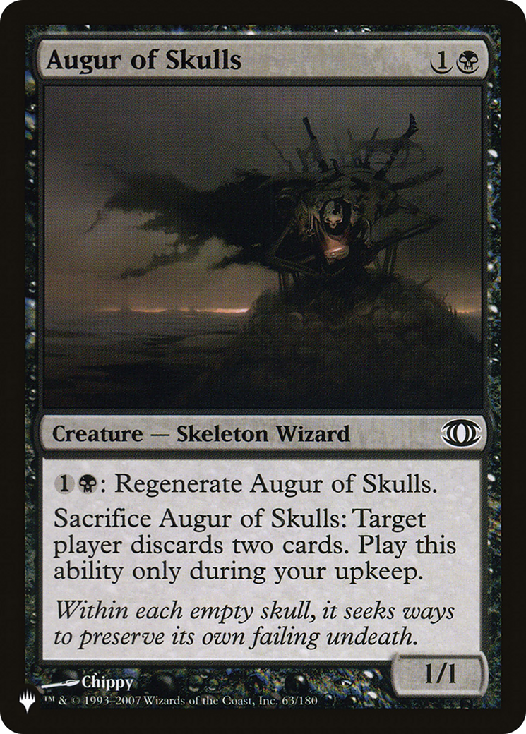 Augur of Skulls [The List Reprints] | Good Games Adelaide SA