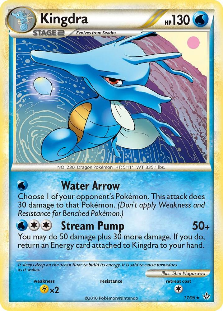 Kingdra 17/95 (Unleashed)  - Reverse Holofoil | Good Games Adelaide SA